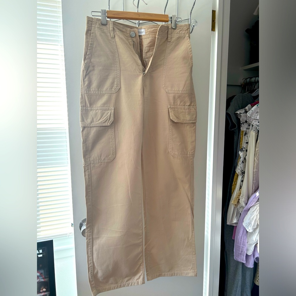 Beige Zara cargo pants